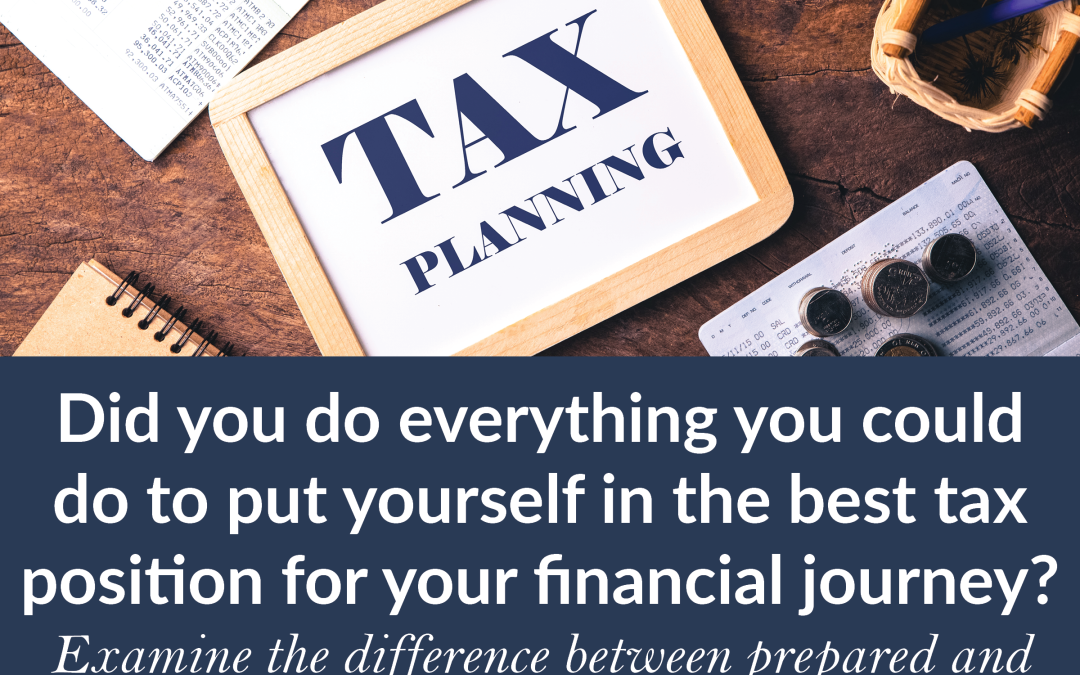 Tax Reporting vs. Tax Planning: Which One Wins The Race?