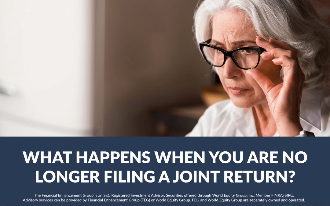 What Happens When You Are No Longer Filing A Joint Return?
