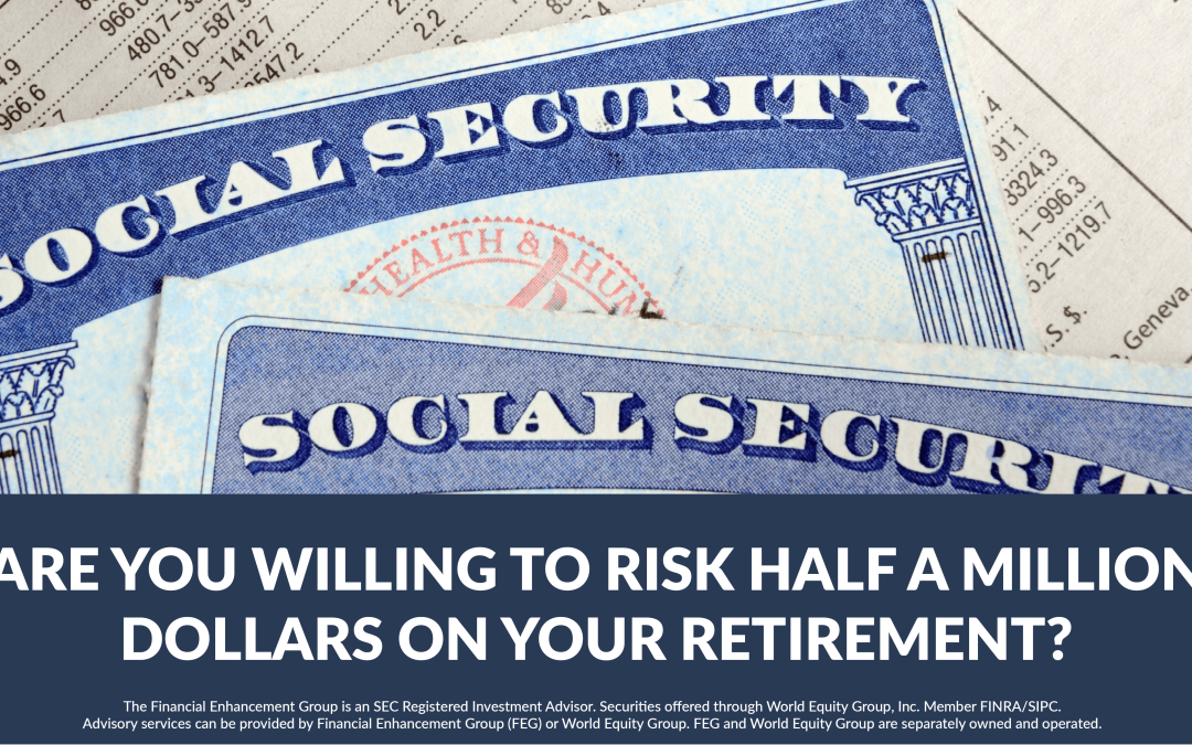 Are you willing to risk half a million dollar on your retirement?