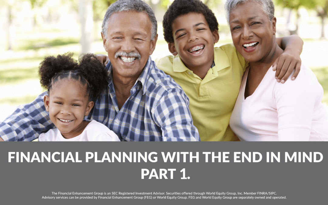 Financial planning with the end in mind. Part 1. 1152