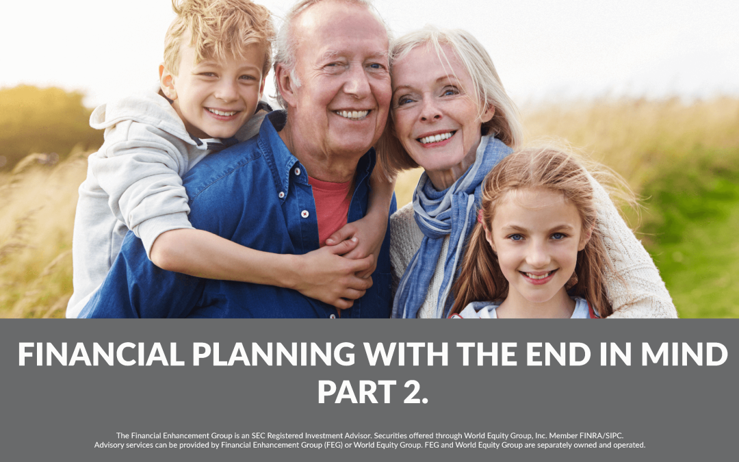 Financial Planning with the end in mind. Part 2. 1153